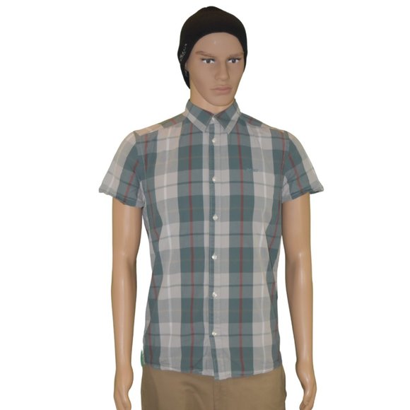 Wesc Button Down Shirt Short Sleeve - Picture 1 of 4